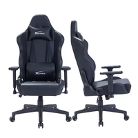 Fauteuil de Gaming Exécutif Moderne en Similicuir Style Racing avec Accoudoirs 2D, Fonction Pivotante et Extensible, et Cadre en Acier – Vente en Gros