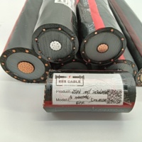 Cable de Alimentación Concéntrico de Cobre de 15/25/28/35 kV, Cable de Media Tensión (URD) con Conductor de Aluminio de 250/350/500/750/1000 MCM