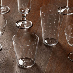 Verres à vin en verre de la série Nuit étoilée, verres hauts, verres à eau, verres à <span class=keywords><strong>dessert</strong></span>, verre à vin moderne - Product Image 5