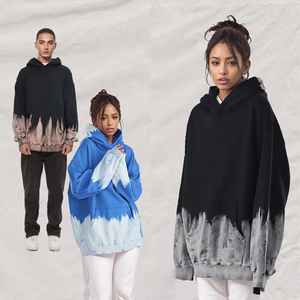 Sudadera con Capucha Oversize Unisex N016 de 420GSM para Invierno, Estilo Vintage Y2K, con Efecto Desgastado por el Sol y Teñido Anudado, para Hombre y Mujer, Venta al por Mayor - Product Image 4