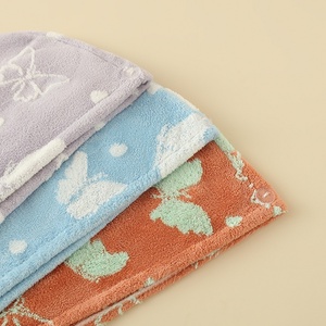 <span class=keywords><strong>JENNIFER</strong></span> Serviette de séchage pour cheveux pour femme, super absorbante, séchage rapide, motif jacquard épais, turban de bain - Product Image 4