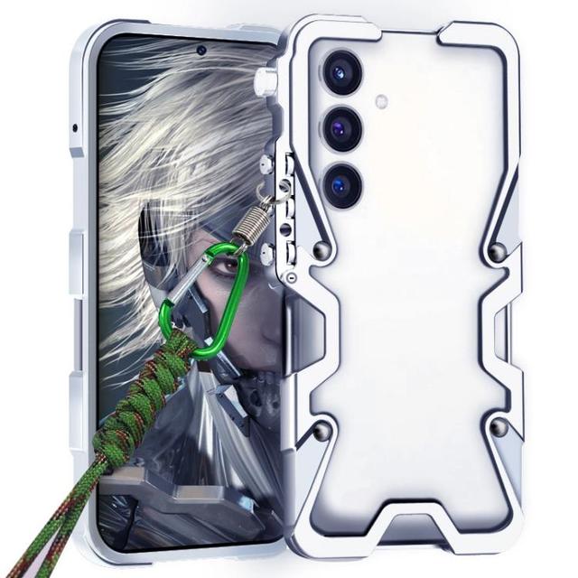 Luxury Sports Metal Aluminum Alloy Bumper Armor Case for Samsung Galaxy S25/S24/S23 Pro Ultra Shockproof Back Case
