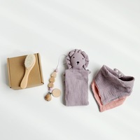 100% coton Lion sécurité couverture bébé douche couverture cadeau ensemble avec chaussettes bébé naissance cadeau ensemble