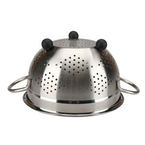 Passoire en acier inoxydable 4,8 L / 5 quarts - Passoire en métal à gros trous et poignées - Product Image 3