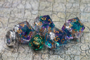 2024 Individuelles Rpg Dnd Stein Polyeder <span class=keywords><strong>Sex</strong></span>-Werdsatz Trittenspiel Steinwürfel Dungeons and Dragons - Product Image 5