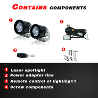 Whipless Whip Lights avec interrupteur et télécommande RGB Chase Light Antenne LED lumière laser pour UTV ATV RZR Can Am Dune Buggy Truck Boat