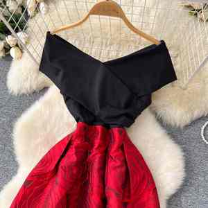 Vestido Midi Casual Tipo Túnica Romana Primavera 2025 para Mujer, con Parches y Encaje, Estilo Imperio - Product Image 4