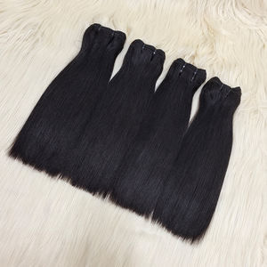 Alibaba, готовые к отправке товары, прямые натуральные пряди натуральных волос, пучки натуральных волос, лучшие сырые вьетнамские продукты для волос - Product Image 1