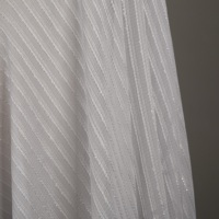Foulards pour enfants B8 en tissu jacquard fluide et léger en polyester et mousseline avec fil argenté pour accessoires pour enfants OEM