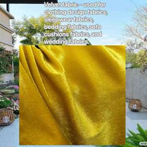 Tissu en velours de soie métallique respirant de haute qualité, fil brillant et transparent, lamé pour robes de soirée, jupes, tissu de canapé pour vêtements - Product Image 4