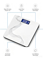 Balance de salle de bain numérique, balance intelligente pour la graisse corporelle, balance Bluetooth, analyseur de composition corporelle, balance de salle de bain