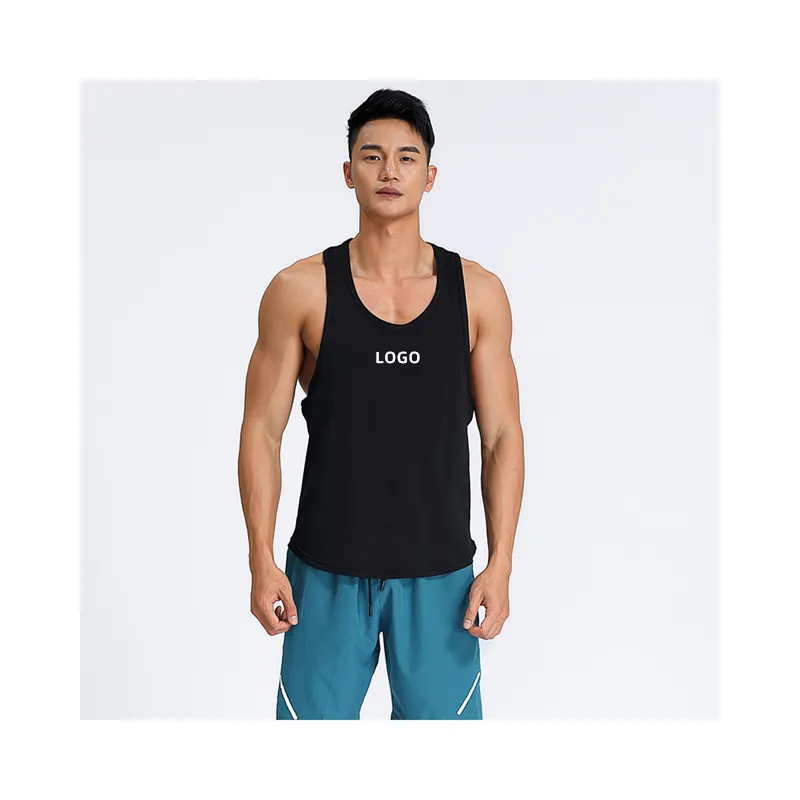 Nieuwe Collectie Nieuwe Ontwerp Athletic Gym Tank Top Mannen Voor Bodybuilding Fitness Mannen Vest Bodybuilding T-shirt