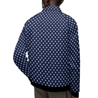 Veste zippée à col montant et manches raglan pour homme, impression personnalisée en gros, sweat-shirt décontracté pour homme avec motif personnalisé
