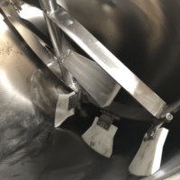 Huashang Custom stoomverwarmde kookketel met mengseltemperatuurregelsysteem, mantelketel voor voedingsmiddelenfabriek.