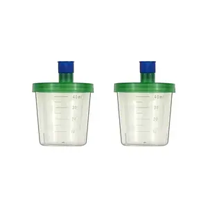 Kiểm tra y tế mẫu container nhựa dùng một lần nước tiểu container 40ml Threaded chai nước tiểu Bộ sưu tập chai
