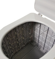 Toilette de camping pliable, tente mobile, toilette de voiture pliable pour l'extérieur - Idéale pour les voyages en voiture, les excursions et les situations d'urgence