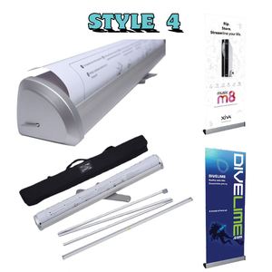 Manufacturer Aluminum Portable Lightweight Wind Resistance Display Advertising <b>Roll</b>-up 85x200 Rollup Frame Base Retractable <b>Roll</b> - Product Image 5