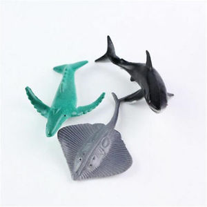 24 Cái/bộ Mô Hình Động Vật Đại Dương Bằng Nhựa Đồ Chơi Mô Hình Sinh Vật Biển Rùa Cá Heo - Product Image 3