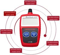 MS309 Lector de Códigos de Falla OBD2 OBDII para Automóviles, Escáner de Diagnóstico de Motor, Herramientas de Reinicio