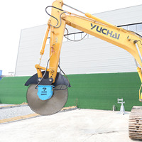 YS-05SS Bon marché Technologie hydraulique avancée Tunneling Scie à tronçonner le béton pour accessoires d'excavatrice