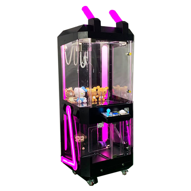 Stainless Steel and Iron Boutique Claw Machine Accessories-Good Rabbit Claw Machine Plush Monkey Toy for Adults