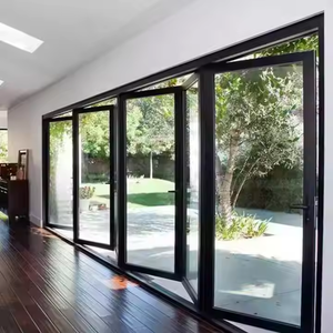 Cửa sổ thuyền hợp kim nhôm sang trọng và cửa biển với kính cường lực cố định phong cách mở cho nhà và nhà bếp sử dụng - Product Image 6