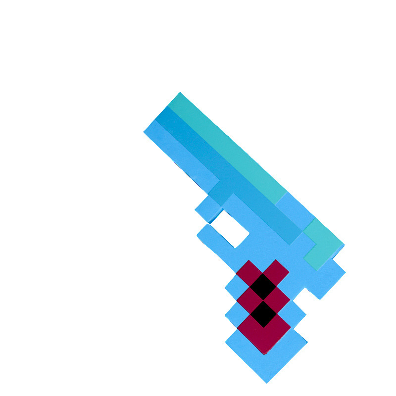 Pistolet bleu (20cm)