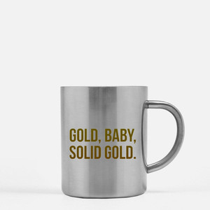 <b>Gold</b> Baby Solid <b>Gold</b> <b>Gold</b> & Silver <b>Mug</b> - Product Image 2