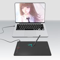 Tableta Gráfica I6 de Alta Velocidad con Lápiz sin Batería, Tableta Gráfica Digital para Arte, Venta al Por Mayor de Fábrica