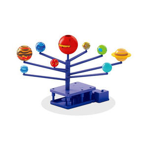 Puissance de vapeur éducative huit planètes expérience scientifique astronomique Projection rotative jouets de bricolage faits à la main - Product Image 1