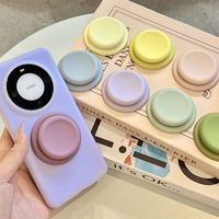Support de téléphone magnétique en silicone Kawaii tendance, poignée de maintien minimaliste et colorée pour filles et boutiques