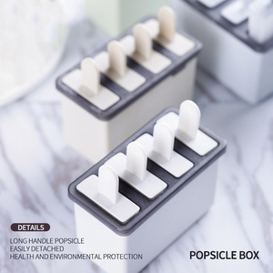 Ice Popsicle Mold Set 4 Grids Easy Release For Family Use Freezer Safe - Product Image 3