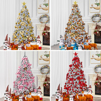 Sapins de Noël Artificiels PVC Évergreen Nouveaux Designs Personnalisés Réalistes Pré-Éclairés