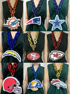 Collar de Espuma EVA 3D de Alta Calidad con Colgante del Equipo de Fútbol Americano Houston Texans, Ideal para Fanáticos - Product Image 2