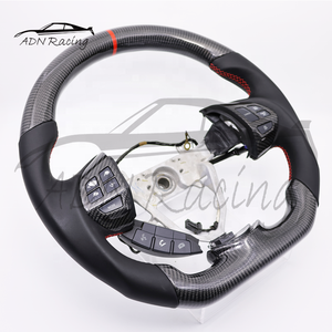 Volant de course sport en fibre de carbone pour - Product Image 2