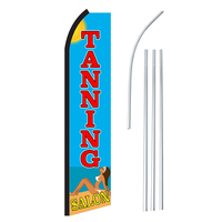 Drapeaux à franges promotionnels pour l'extérieur, bannières volantes, drapeaux de plage en forme de larme, résistants au vent fort, pour la publicité d'événements, mât de drapeau en aluminium, thème sportif