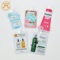 Sachet d'échantillon cosmétique de luxe, emballage d'échantillon cosmétique, pochette liquide, petit sac, sac à savon liquide, pochettes à bec verseur, pochette en forme de bouteille