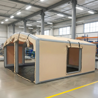 Grande tente de voiture gonflable double, couverture de garage gonflable étanche pour deux voitures, salle d'exposition, maison, stand portable en PVC, stockage de véhicule