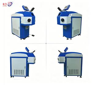 Nueva Máquina Jinma de 150W <span class=keywords><strong>para</strong></span> Fabricación de Cadenas de Joyería de Oro y Plata, Máquina de Soldadura Láser Yag con Control Beckhoff, Cabezal Láser Worthing y Refrigeración por Agua - Product Image 4