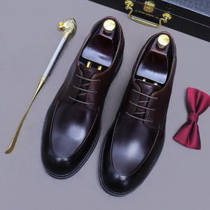 Chaussures Derby pour Hommes 2026, Nouvelles, en Cuir Véritable, Style Britannique Décontracté, Formelles, à Lacets, Respirantes, à Talon Haut, Antidérapantes - Product Image 4