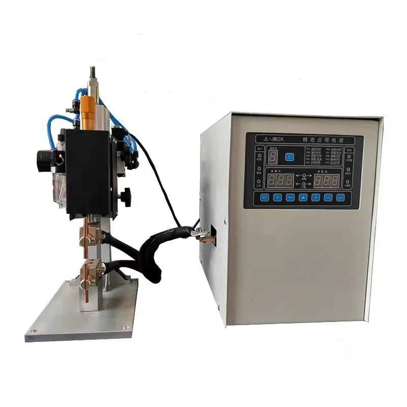 Small Shaver Battery Cell Tab Manual Spot Welder Battery Pack Welding Machine Electronics parts Precise Spot Welding Machine