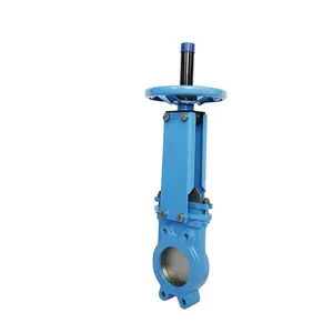 Ductile iron wafer soft seal knife gate valve Bear Gear Gate Valve Factory direct sales