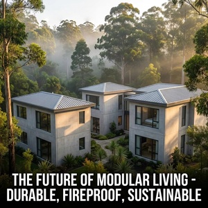 Molde de Acero para Construcción de Casas Prefabricadas de Hormigón, Panel Prefabricado para Viviendas Económicas - Product Image 1