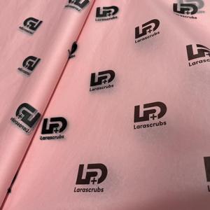 Biểu Tượng Tùy Chỉnh In Gói Tờ Giấy Quà Tặng Giày Quần Áo Đóng Gói Tái Chế Đầy Màu Sắc Màu Đen Màu Hồng Trắng Mô Giấy - Product Image 1