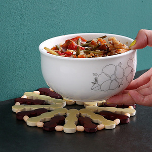 Tapete Resistente al Calor de Bambú, Forma Irregular, Color Sólido, Salvamanteles, Posavasos, Tapete para Platos, Tapete Redondo y Cuadrado para Mesa - Product Image 2