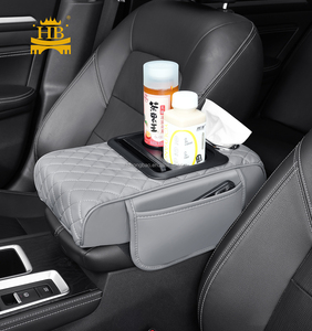 Caja de consola central para Reposabrazos de coche, portavasos con cubierta de caja de reposabrazos de almacenamiento de papel tisú - Product Image 4