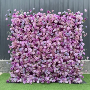 Parete <span class=keywords><strong>di</strong></span> <span class=keywords><strong>Fiori</strong></span> Artificiali 5D da 8 Piedi per <span class=keywords><strong>Sfondi</strong></span> Fotografici, Matrimoni e Hotel - Ingrosso - Product Image 2