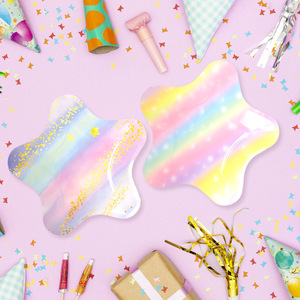 Wholesale Best Selling Star Shaped <b>Disposable</b> <b>Tableware</b> Plates Irregular Picnic and Party Paper Plates - Product Image 3