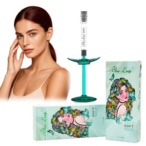 Injections de gel d'acide hyaluronique Blue Leap 18 mg pour lutter contre les rides et le vieillissement, seringues de <span class=keywords><strong>1</strong></span> ml avec aiguilles pour les pattes d'oie, le front et les rides des lèvres - Product Image 1