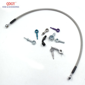Acier inoxydable <span class=keywords><strong>De</strong></span> <span class=keywords><strong>Frein</strong></span> et D'embrayage PTFE Tuyau AN3 Raccord <span class=keywords><strong>Adaptateur</strong></span> - Product Image 4